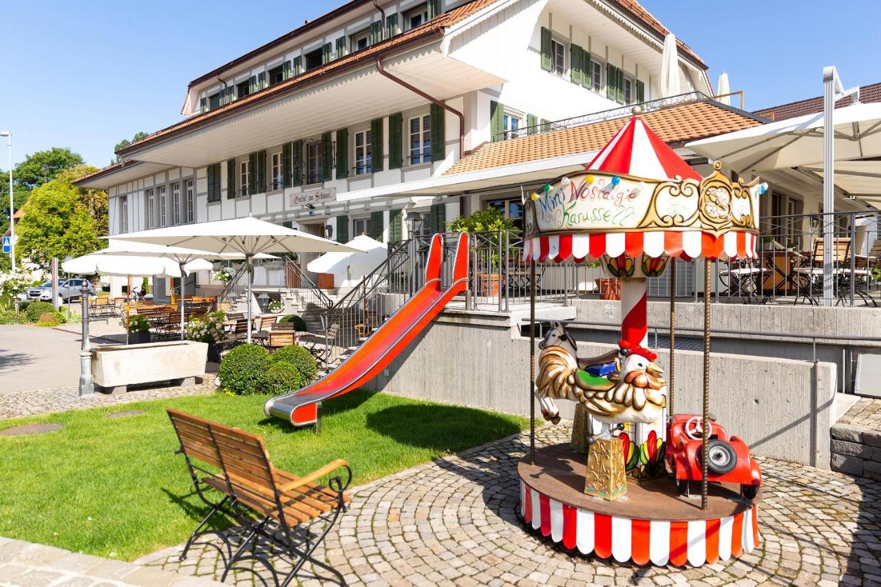 Gasthof Zum Schluessel La Meridienne Fribourg Sa Ueberstorf Exterior foto