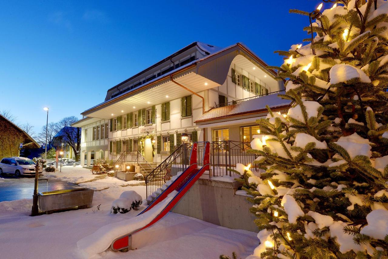 Gasthof Zum Schluessel La Meridienne Fribourg Sa Ueberstorf Exterior foto